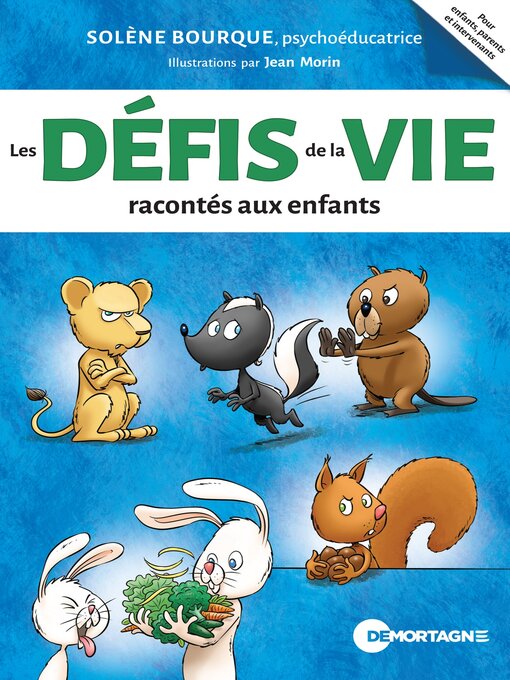 Cover image for Les défis de la vie racontés aux enfants